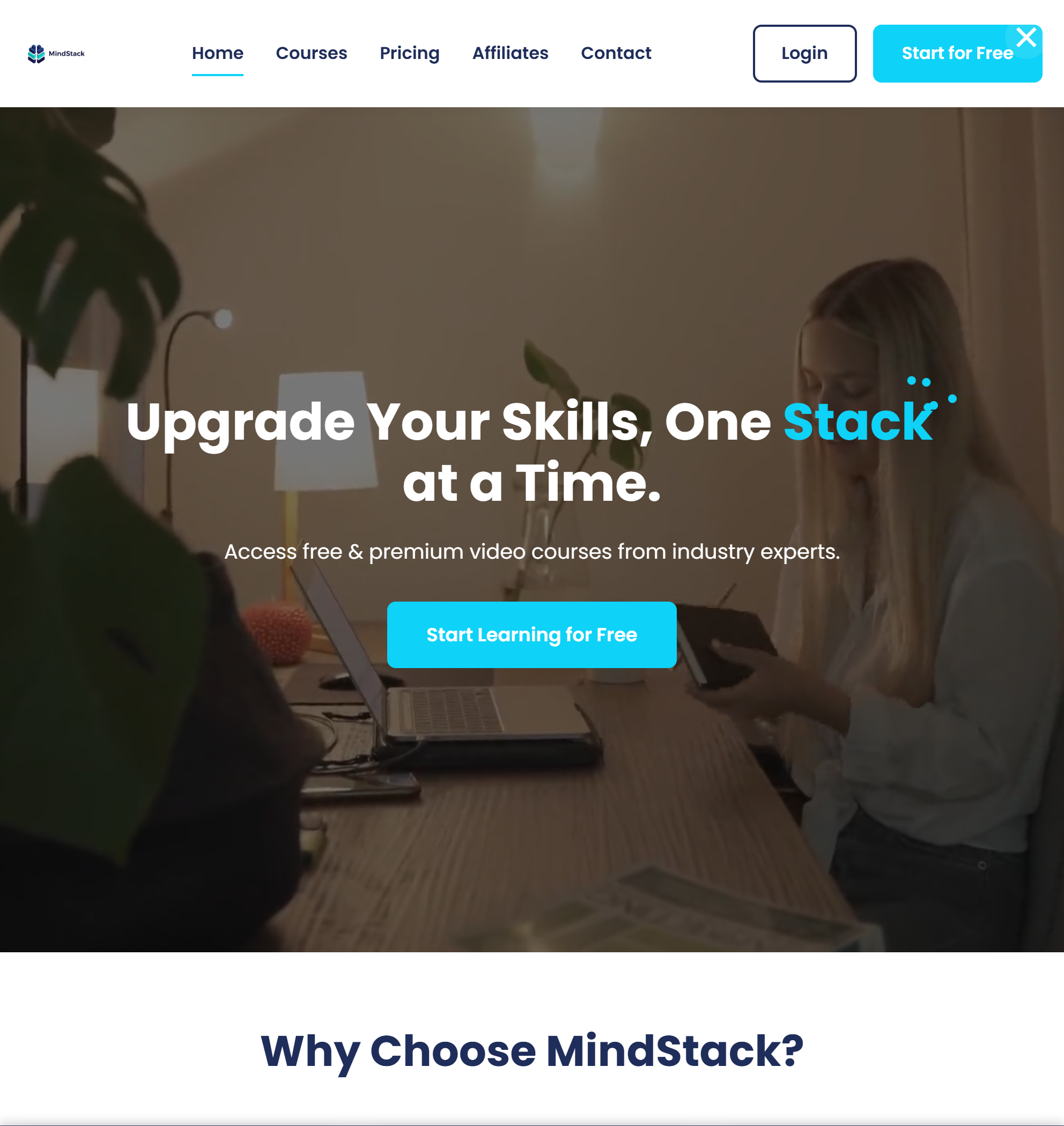 Mindstack Project Screenshot